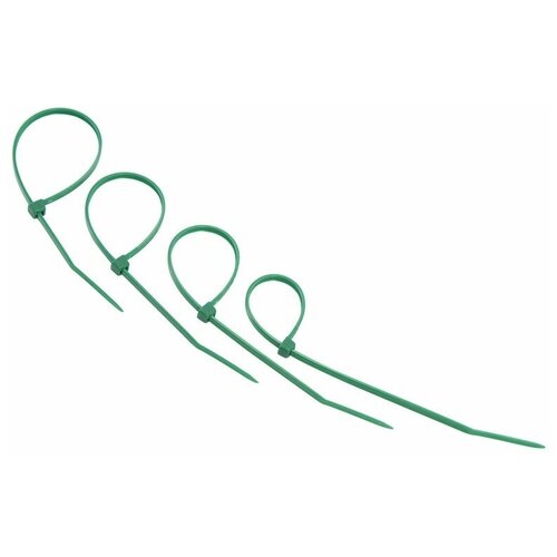 Стяжка кабельная нейлоновая 150x2,5мм, зеленая (25 шт/уп) REXANT 07-0153-25 (10 упак)