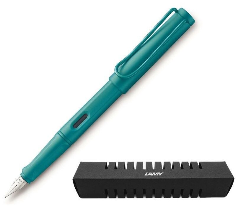 Ручка перьевая LAMY 021 safari, Аквамарин, M