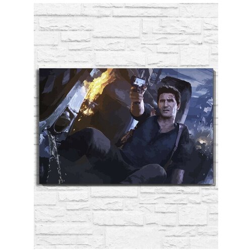 Картина по номерам на холсте игра Uncharted 4 - 9685 Г 30x40 картина по номерам на холсте игра uncharted 4 9683 в 30x40