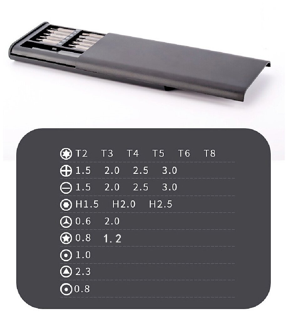 Профессиональный набор отверток с магнитными насадками 24 в 1 .