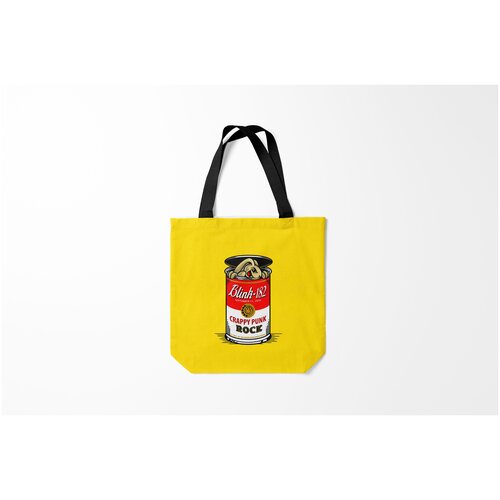 фото Сумка-шоппер / 40х40 см / рок / blink 182 crappy punk rock burnettie