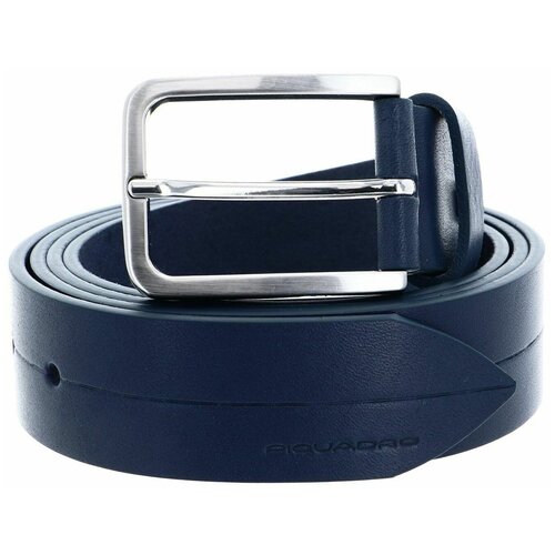 фото Ремень мужской piquadro black square cu5462b3/blu4 синий натур.кожа