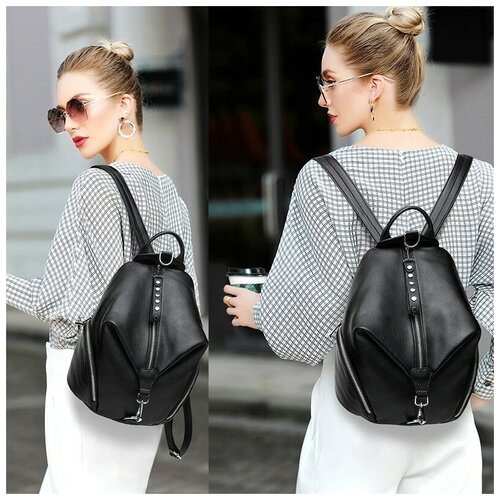 фото Рюкзак женский, кожаный, повседневный китай