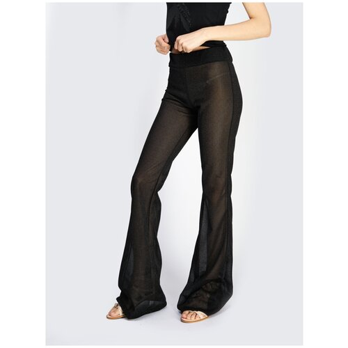 фото Брюки прозрачные с люрексом расклешенные omero ru 48 / eu 42 / l