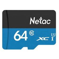 Карта памяти MicroSD 64Гб Netac NT02P500STN-064G-R