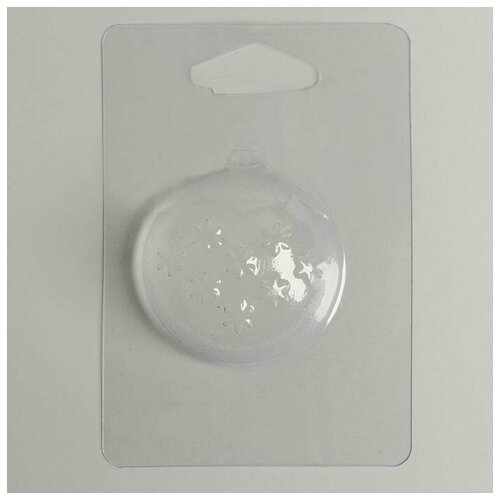 Пластиковая форма для мыла Ёлочный шар