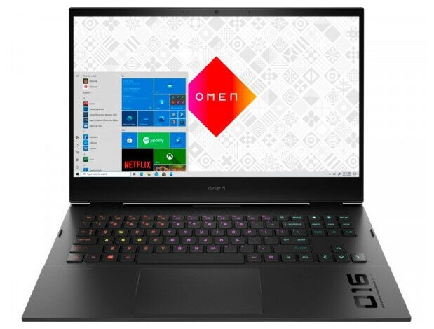 Ноутбук HP OMEN 16-c0049ur 4E1S2EA черный