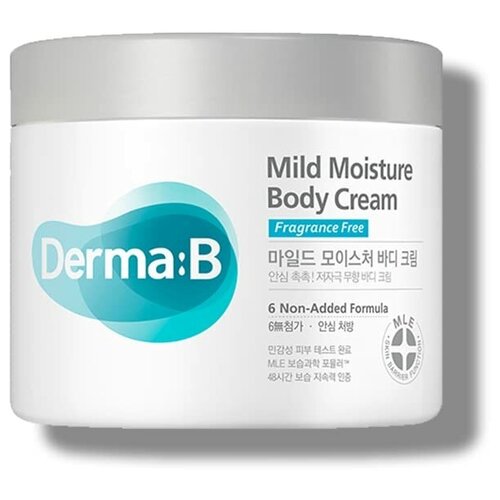 Крем для тела на лямеллярной эмульсии Derma:B Mild Moisture Body Cream 430 мл