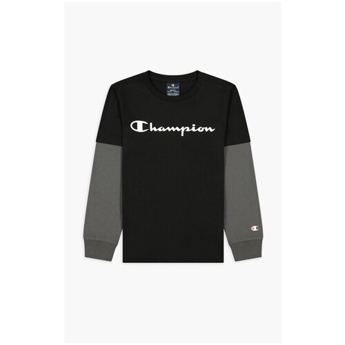фото Футболка champion legacy smu zl long sleeve t-shirt дети 305367-kk001 m
