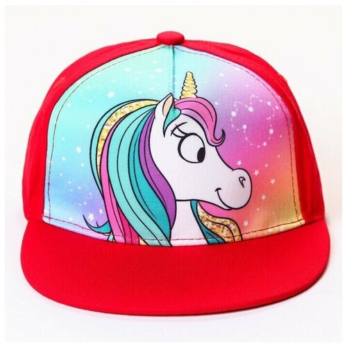 фото Бейсболка disney, размер 52, красный