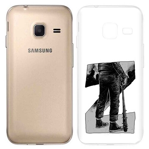 чехол задняя панель накладка бампер mypads воин черно белый для samsung galaxy j1 mini sm j105f h j1 mini 2016 4 0 противоударный Чехол задняя-панель-накладка-бампер MyPads воин черно белый для Samsung Galaxy J1 mini SM-J105F/H/J1 Mini 2016 4.0 противоударный