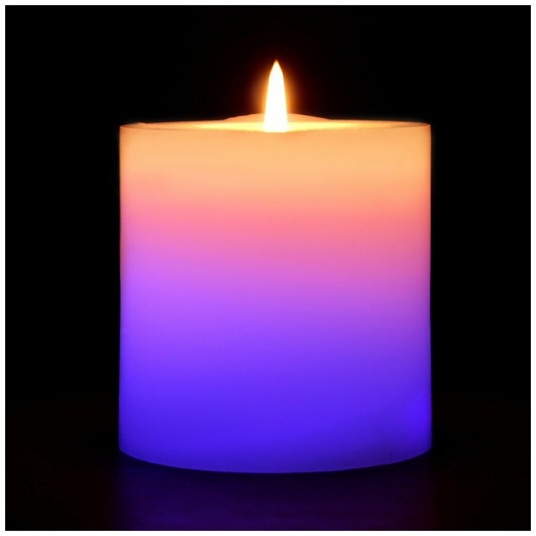 Свеча которая после зажигания меняет цвет Candled Magic/colour changing candle