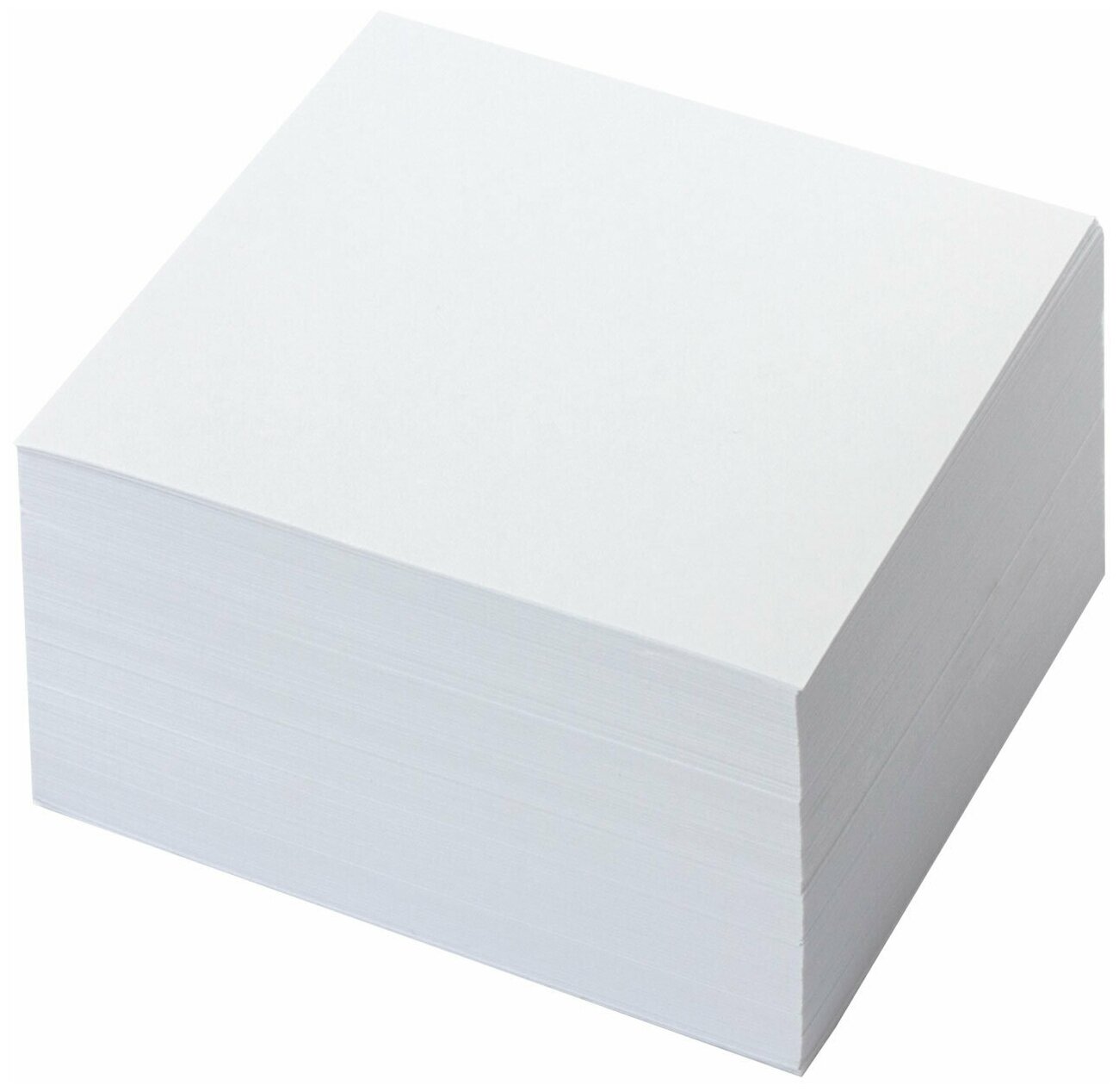 Блок для записей BRAUBERG в подставке прозрачной, куб 9х9х5 см, белый, белизна 95-98%, 122224 - фото №6