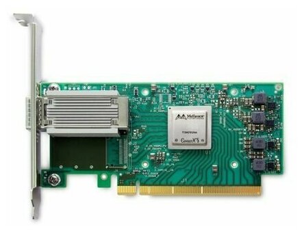 Mellanox ConnectX-5 EN network interface card, 100GbE single-port QSFP28, PCIe3.0 x16, tall bracket, 1 year