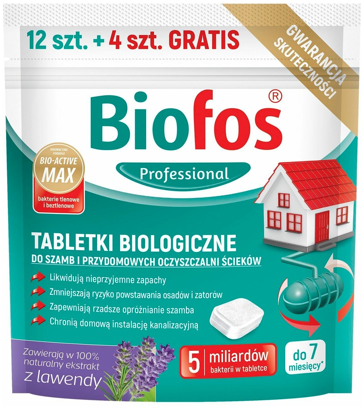 Биоактиватор BIOFOS порошок для дачных и сухих туалетов, 5 шт х 50 г - фотография № 1