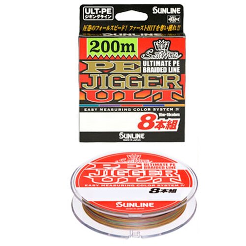 sunline pe jigger ult 4 300m 3 0 Плетёный шнур Sunline PE JIGGER ULT 8 200m #0.8/6.0kg