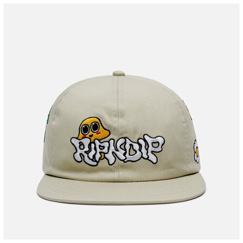 фото Кепка ripndip shroom mania strapback бежевый , размер one size