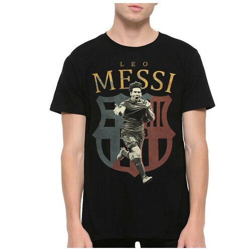 фото Футболка dream shirts лионель месси / lionel messi / футбол / мужская черная s