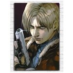 Картина по номерам на холсте игра Resident Evil 4 (PS, Xbox, PC, Switch) - 9718 В 60x40 - изображение
