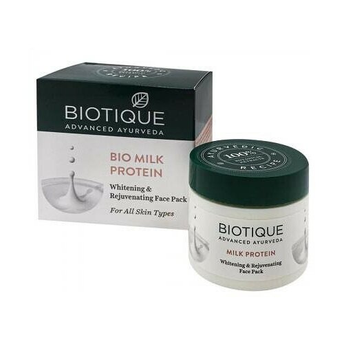 Отбеливающая маска для лица Био молочный протеин (face mask) Biotique / Биотик 50г