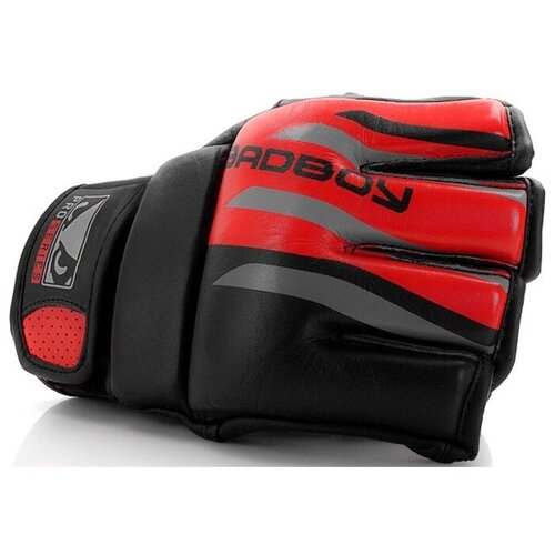 Перчатки для ММА Bad Boy Pro Series Advanced MMA Gloves-Black/Red S/M