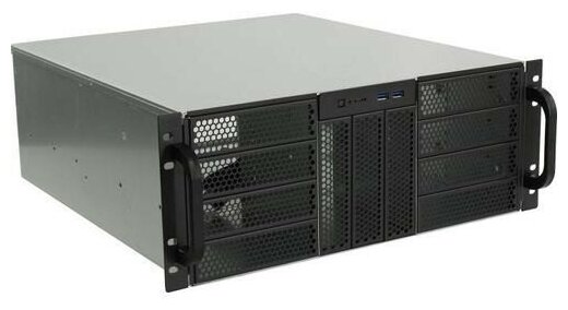 Procase Корпус RE411-D8H5-E-55 Корпус 4U server case,8x5.25+5HDD, черный, без блока питания, глубина 550мм, MB EATX 12"x13"