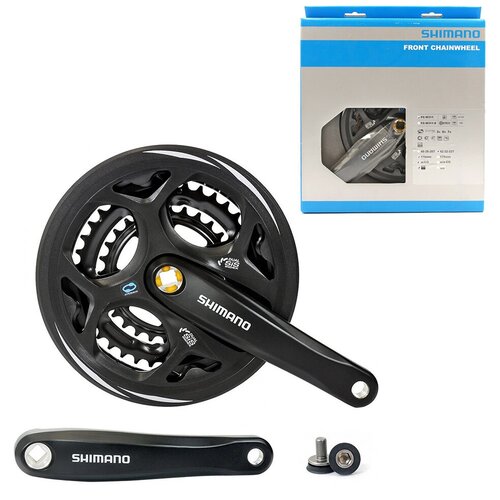 Система шатунов велосипедная Shimano Altus, 21-24скорости, 42/32/22 170мм, EFCM311C222CL 2-3089