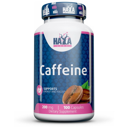 haya labs zma 180 капсул срок годности 03 2024 Haya Labs Caffeine 200 мг (100 капсул)