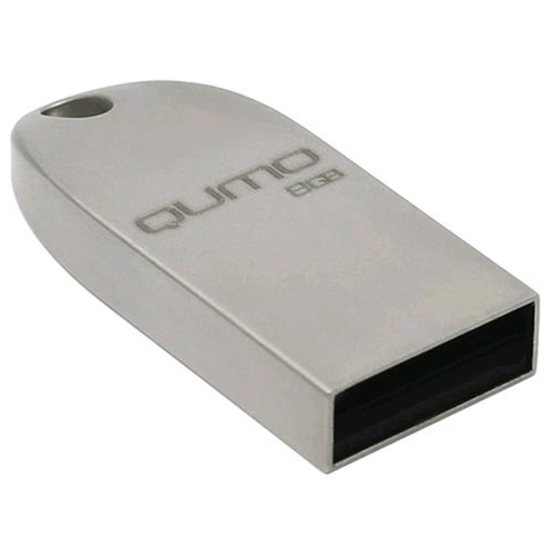 USB-накопитель Qumo 8GB, USB 2.0 (серебряный)