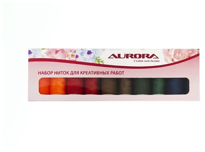 Нитки для вышивки, нитки для вышивания, Aurora Попурри Осень AU-8205