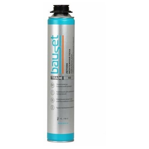 Пена монтажная профессиональная Bauset TRADE 65 летняя 1039₽