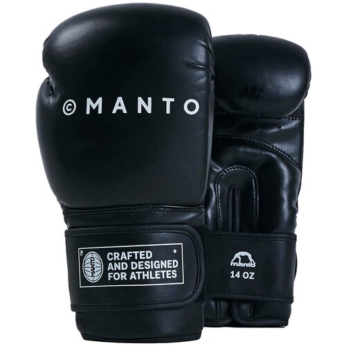 Боксерские перчатки Manto IMPACT Black - Manto - Черный - 14 oz