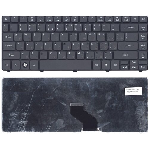 клавиатура для ноутбука acer aspire 4520 emachines e510 черная Клавиатура для ноутбука Acer Aspire Timeline 3410, 3410T, 3410G, 4741, 3810, 3810T, 3810TZ, 3810TZG,