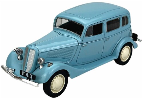Коллекционная модель, Автомобиль ГАЗ-М1, цвет серый, машинка детская, металлическая, игрушки для мальчиков, 1:43