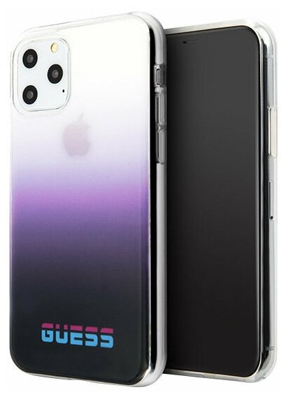 Чехол Guess California Hard Gradient для iPhone 11 Pro, розовый