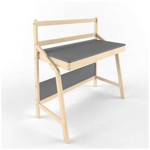 Стол парта растущий 38 попугаев UNO (Комбо серый)