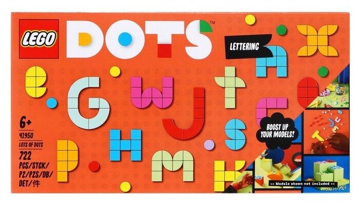 Конструктор LEGO DOTS 41950 Большой набор тайлов Буквы - фото №6