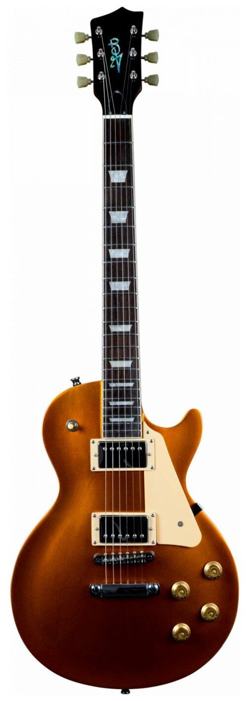 Электрогитара Les Paul (H-H), Goldtop, JET