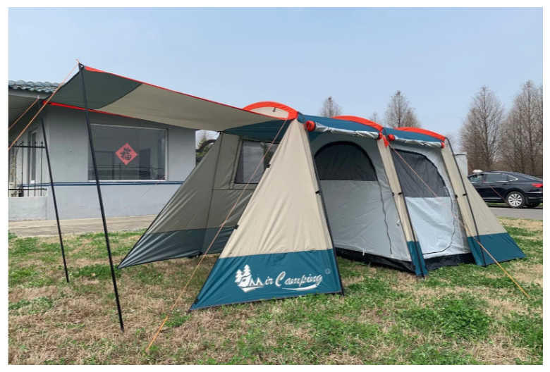 4 местная высокая палатка шатер с большим тамбуром для кемпинга и рыбалки Terbo Mir 0-19-4 Terbo 0-19-4