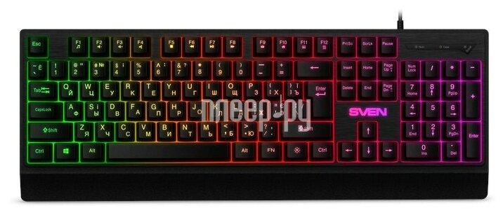 Клавиатура KB-C7150EL 104кл подсветка