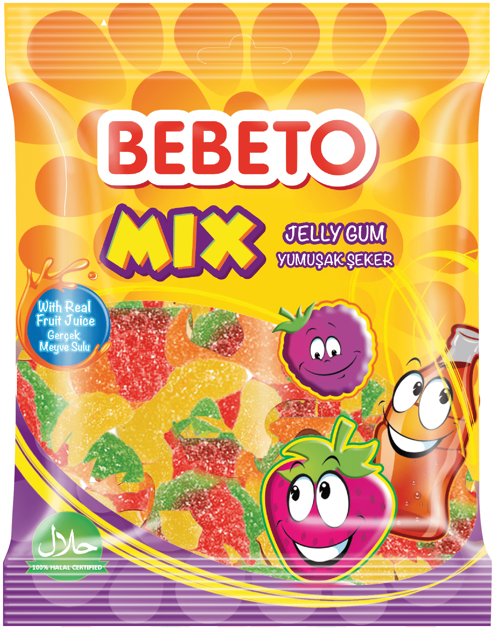 Жев. Мармелад BEBETO™ MIX - 70 г. - фотография № 1