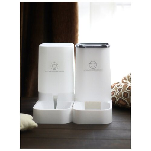 Поилка NEW FORM автоматическая, для собак и кошек, пластиковая безопасная миска для кормления кошек, средних и больших питомцев 2 шт.