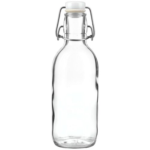 Бутылка Bormioli Rocco Эмилия 250мл, 69х69х160мм, стекло, пластик, прозрачный