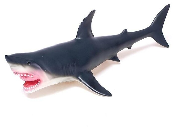 Фигурка животного "Серая акула", длина 41 см