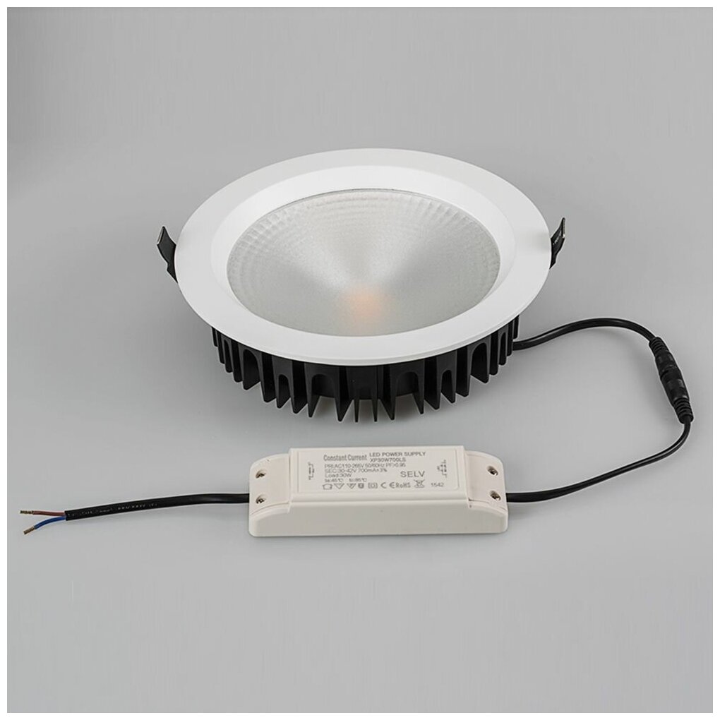 Встраиваемый светильник Arlight LTD-220WH-FROST-30W White 110deg - фотография № 4