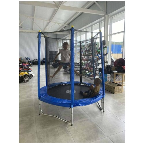 Батут Trampoline 6 ft - PS (1,8 м) с внутренней сеткой батут trampoline big 8 ft 2 4 м с сеткой зеленый