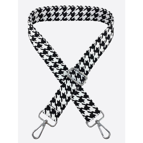 Ремень для сумки Raffinni, черный / белый