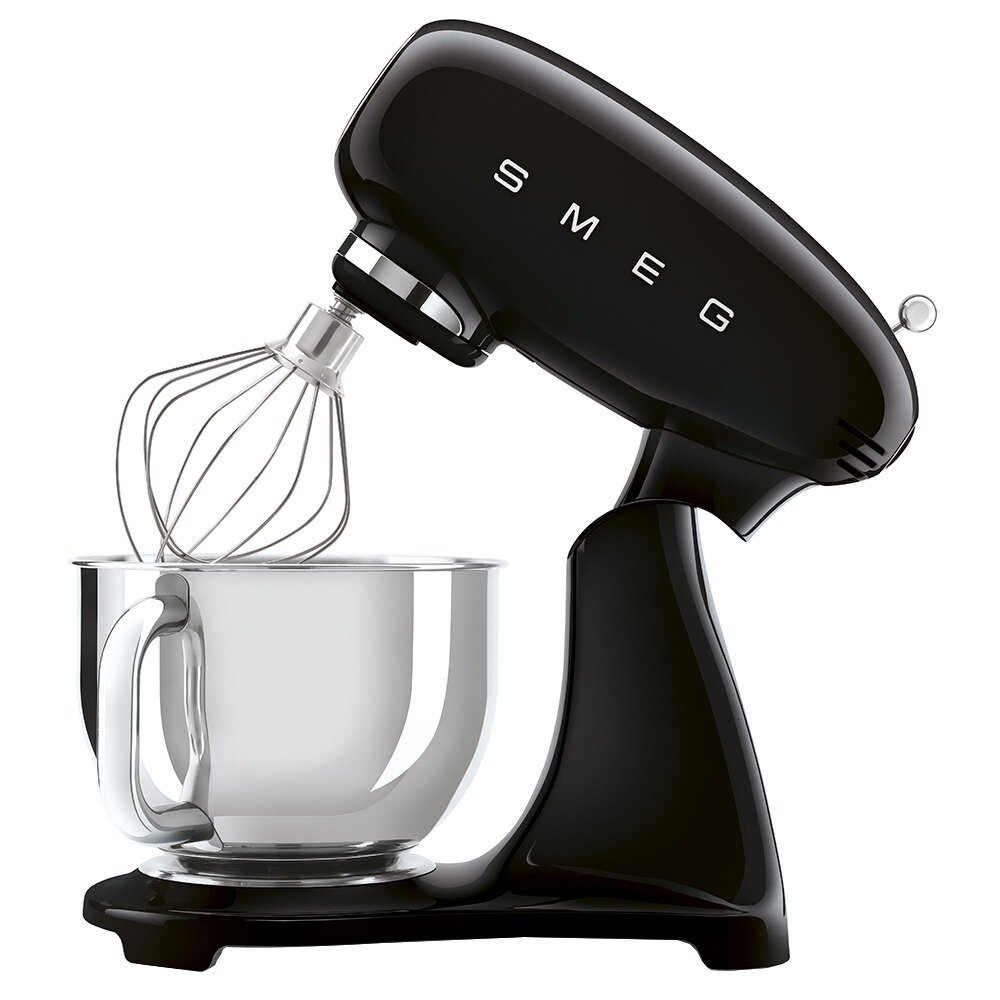 Планетарный миксер SMEG SMF03BLEU, черный, официальная гарантия — фото 1