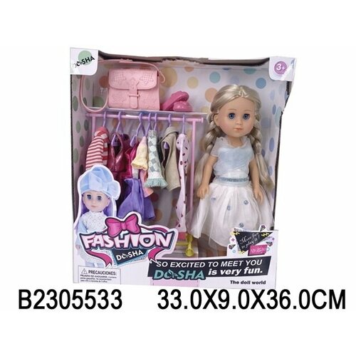 Wei Tai Toys Кукла с одеждой и аксессуарами 35 см Wei Tai Toys 2305533 кукла shantou chenghai wei tai toys валюша 41см