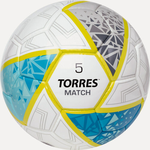 Изображение товара Мяч футбольный Torres Match F323975, камера латекс, размер 5